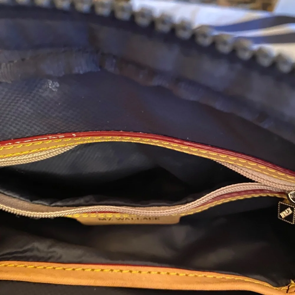MZ WALLACE SMALL METRO CAMERA BAG CROSSBODY / SHOULDER DAWN BLUE NYLON - Picture 11 of 14